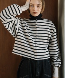 WILLFULLY | knit sew 2way border tops(その他トップス)