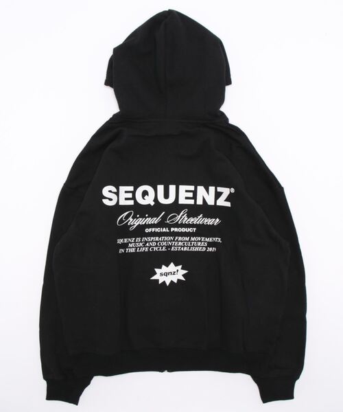 Right-on（ライトオン）の「WOWジップパーカー（パーカー・メンズ・ブルー/ブラック/グレー・M/L/XL）」の4枚目の写真