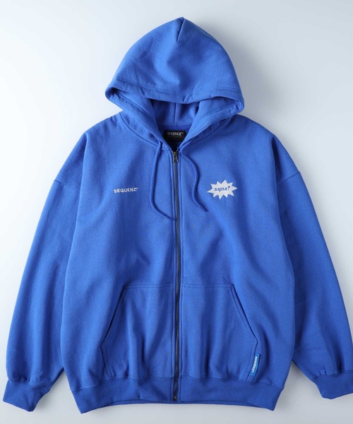 Right-on（ライトオン）の「WOWジップパーカー（パーカー・メンズ・ブルー/ブラック/グレー・M/L/XL）」の3枚目の写真