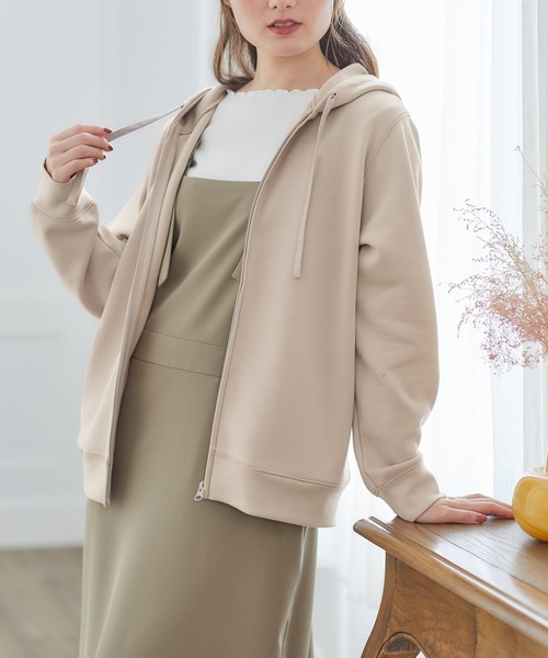 Honeys（ハニーズ）の「きれいめジップパーカー（パーカー）」 - WEAR