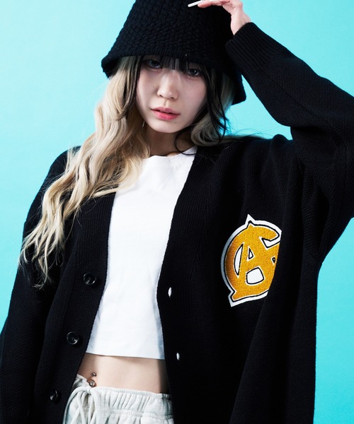 GALLIS ADDICTION（ガリスアディクション）の「GA PATCH C/D（カーディガン/ボレロ・メンズ・サックスブルー/ブラック/ベージュ・L/M）」の19枚目の写真