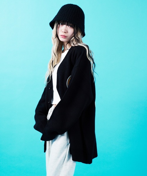 GALLIS ADDICTION（ガリスアディクション）の「GA PATCH C/D（カーディガン/ボレロ・メンズ・サックスブルー/ブラック/ベージュ・L/M）」の22枚目の写真