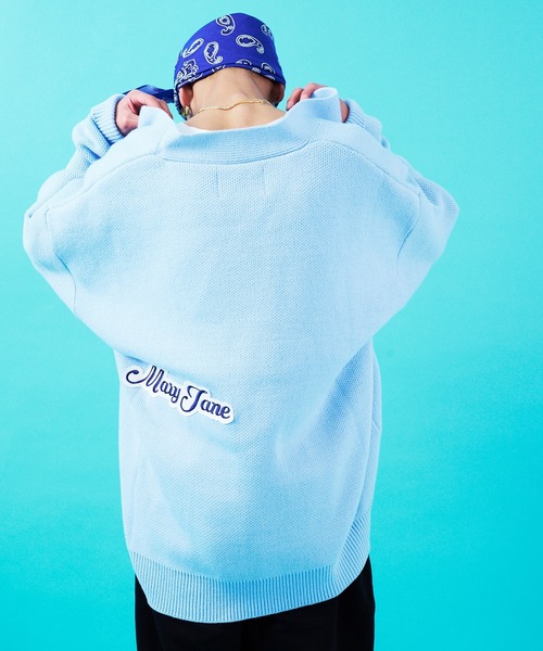 GALLIS ADDICTION（ガリスアディクション）の「GA PATCH C/D（カーディガン/ボレロ・メンズ・サックスブルー/ブラック/ベージュ・L/M）」の13枚目の写真