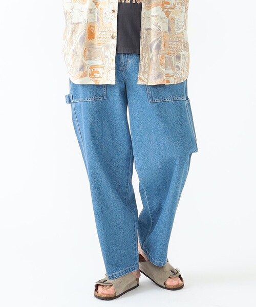 BEAMS HEART(ビームスハート)の「BEAMS HEART / ペインター ワイド イージー パンツ(デニムパンツ・メンズ・インディゴブルー/その他・SMALL/MEDIUM/LARGE)」の14枚目の写真