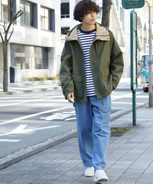 BEAMS HEART(ビームスハート)の「BEAMS HEART / ペインター ワイド イージー パンツ(デニムパンツ・メンズ・インディゴブルー/その他・SMALL/MEDIUM/LARGE)」の4枚目の写真