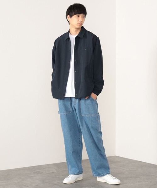 BEAMS HEART(ビームスハート)の「BEAMS HEART / ペインター ワイド イージー パンツ(デニムパンツ・メンズ・インディゴブルー/その他・SMALL/MEDIUM/LARGE)」の9枚目の写真