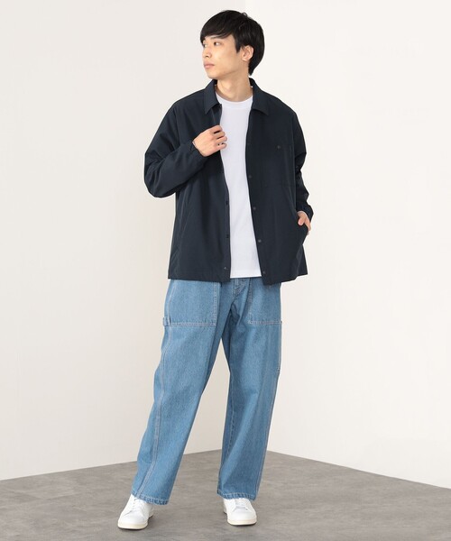 BEAMS HEART(ビームスハート)の「BEAMS HEART / ペインター ワイド イージー パンツ(デニムパンツ・メンズ・インディゴブルー/その他・SMALL/MEDIUM/LARGE)」の6枚目の写真