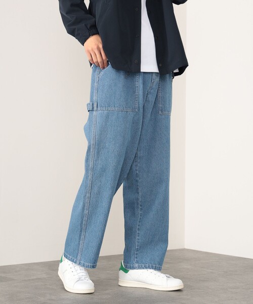 BEAMS HEART(ビームスハート)の「BEAMS HEART / ペインター ワイド イージー パンツ(デニムパンツ・メンズ・インディゴブルー/その他・SMALL/MEDIUM/LARGE)」の7枚目の写真