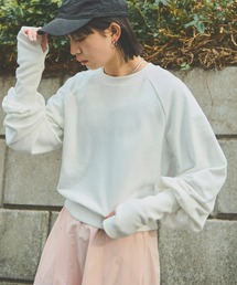 Aunt Marie's | フィンガーホールロングアームスウェット / 2023SS collection(スウェット)