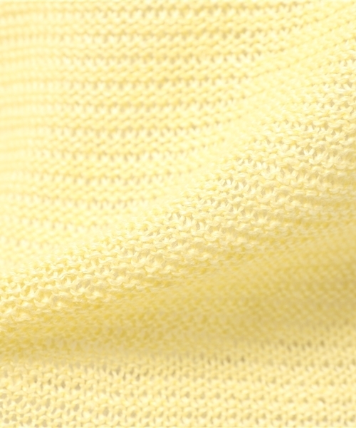 NATURAL BEAUTY BASIC（ナチュラルビューティーベーシック）の「フレンチリネンニット（ニット/セーター・レディース・ホワイト系その他/イエロー/ネイビー/カーキ・MEDIUM）」の12枚目の写真