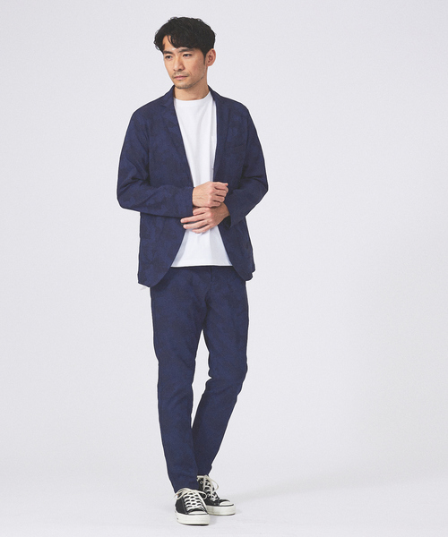 ABAHOUSE GRAY（アバハウスグレイ）の「【セットアップ対応】カモフラ柄 ストレッチ イージーパンツ / ゴルフウェア（その他パンツ・メンズ・ブラック/カーキ/グレー/ネイビー/ベージュ・44/46/48/50）」の6枚目の写真