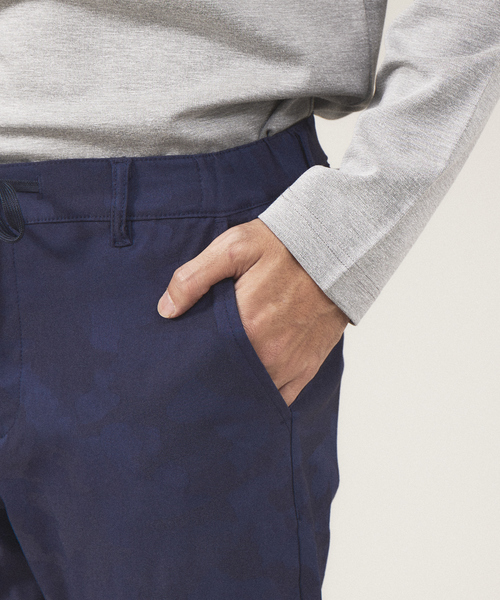 ABAHOUSE GRAY（アバハウスグレイ）の「【セットアップ対応】カモフラ柄 ストレッチ イージーパンツ / ゴルフウェア（その他パンツ・メンズ・ブラック/カーキ/グレー/ネイビー/ベージュ・44/46/48/50）」の13枚目の写真