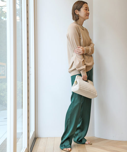 OPTIMO クルーネックプルオーバー（ニット/セーター）｜Deuxieme