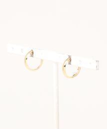 con affetto(ファッション) ピアス K18パイプフープピアス