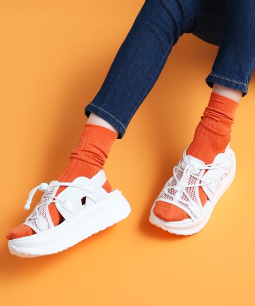 VIVIAN（ヴィヴィアン）の「厚底メッシュレースアップダッドスポーツサンダル（サンダル・レディース・ホワイト/ブラック/ベージュ・LL/S/M/L）」の4枚目の写真