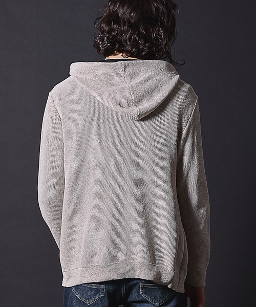 RATTLE TRAP（ラトルトラップ）の「ウォッシャブル釦レスカーディガン（ニット/セーター・メンズ・ネイビー/ベージュ・M/L/LL）」の13枚目の写真