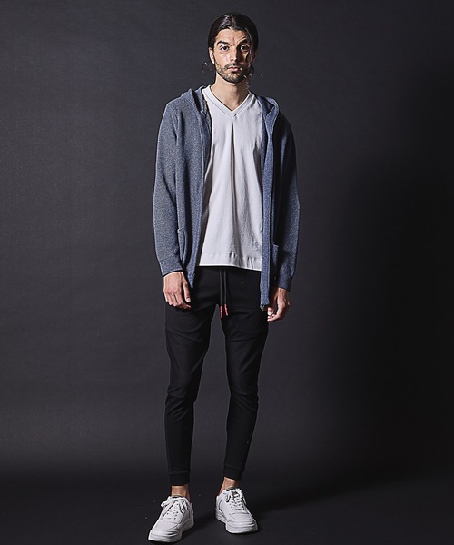 RATTLE TRAP（ラトルトラップ）の「ウォッシャブル釦レスカーディガン（ニット/セーター・メンズ・ネイビー/ベージュ・M/L/LL）」の15枚目の写真