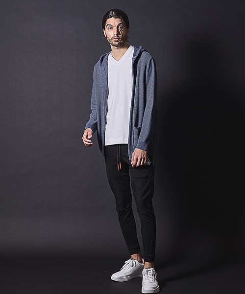 RATTLE TRAP（ラトルトラップ）の「ウォッシャブル釦レスカーディガン（ニット/セーター・メンズ・ネイビー/ベージュ・M/L/LL）」の16枚目の写真