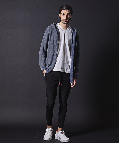 RATTLE TRAP（ラトルトラップ）の「ウォッシャブル釦レスカーディガン（ニット/セーター・メンズ・ネイビー/ベージュ・M/L/LL）」の17枚目の写真