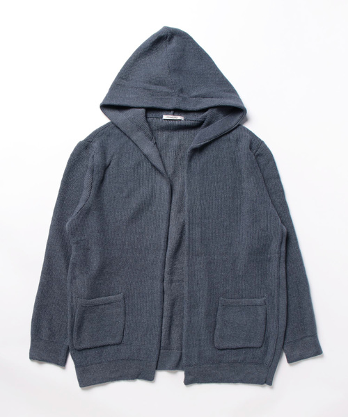 RATTLE TRAP（ラトルトラップ）の「ウォッシャブル釦レスカーディガン（ニット/セーター・メンズ・ネイビー/ベージュ・M/L/LL）」の4枚目の写真