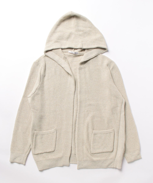 RATTLE TRAP（ラトルトラップ）の「ウォッシャブル釦レスカーディガン（ニット/セーター・メンズ・ネイビー/ベージュ・M/L/LL）」の5枚目の写真