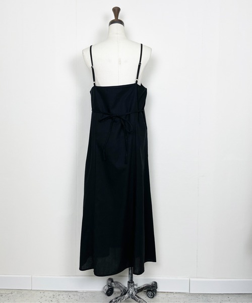 Meli rich（メリーリッチ）の「コットンリネンマルチwayロングキャミワンピ（ワンピース・レディース・ブラウン/ベージュ/アイボリー/ブラック・MEDIUM）」の10枚目の写真