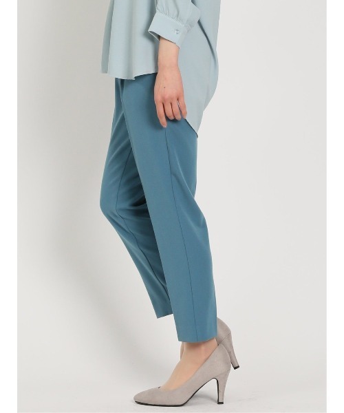 m.f.editorial（エムエフエディトリアル）の「【ストレッチ】m.f.エディトリアル レディース レーヨン混 プルオンテーパードパンツ（その他パンツ・レディース・キャメル/ダークグリーン/ベージュ/ブルー/ブラック/グリーン×ピンク・MEDIUM/LARGE）」の10枚目の写真