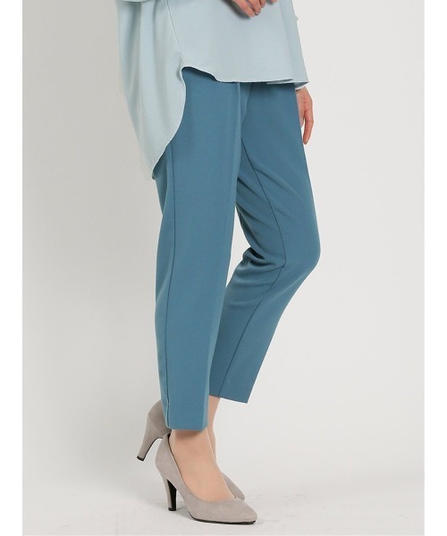 m.f.editorial（エムエフエディトリアル）の「【ストレッチ】m.f.エディトリアル レディース レーヨン混 プルオンテーパードパンツ（その他パンツ・レディース・キャメル/ダークグリーン/ベージュ/ブルー/ブラック/グリーン×ピンク・MEDIUM/LARGE）」の12枚目の写真