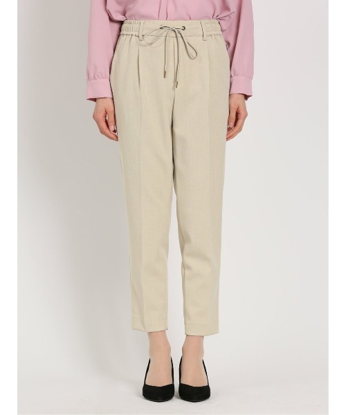 m.f.editorial（エムエフエディトリアル）の「【ストレッチ】m.f.エディトリアル レディース レーヨン混 プルオンテーパードパンツ（その他パンツ・レディース・キャメル/ダークグリーン/ベージュ/ブルー/ブラック/グリーン×ピンク・MEDIUM/LARGE）」の13枚目の写真