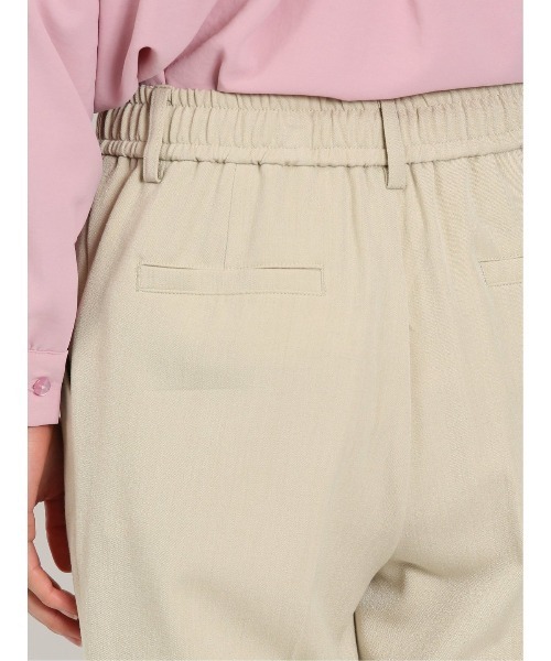 m.f.editorial（エムエフエディトリアル）の「【ストレッチ】m.f.エディトリアル レディース レーヨン混 プルオンテーパードパンツ（その他パンツ・レディース・キャメル/ダークグリーン/ベージュ/ブルー/ブラック/グリーン×ピンク・MEDIUM/LARGE）」の19枚目の写真