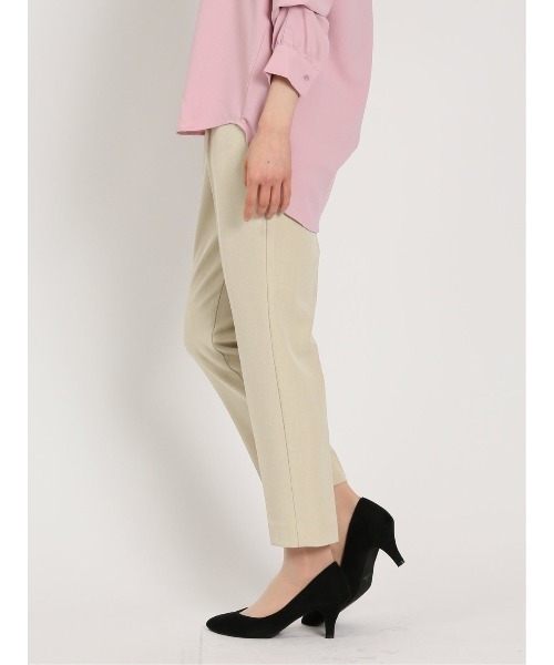 m.f.editorial（エムエフエディトリアル）の「【ストレッチ】m.f.エディトリアル レディース レーヨン混 プルオンテーパードパンツ（その他パンツ・レディース・キャメル/ダークグリーン/ベージュ/ブルー/ブラック/グリーン×ピンク・MEDIUM/LARGE）」の21枚目の写真