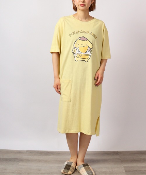 sanrio（サンリオ）の「sanrio サンリオ半袖 Tシャツ ワンピース