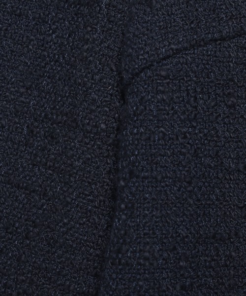 anuans（アニュアンス）の「ツイードノーカラージャケット（ノーカラージャケット・レディース・ネイビー/アイボリー・FREE）」の12枚目の写真