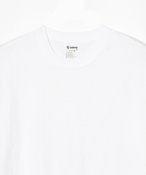 SOFFE(ソフィー)の「SOFFE / 3pack Tシャツ(Tシャツ/カットソー・メンズ・ブラウン系その他4/ホワイト・MEDIUM/LARGE)」の10枚目の写真