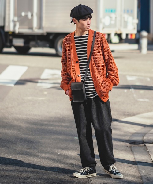 improves（インプローブス）の「デニム ワイド テーパード パンツ（デニムパンツ・メンズ・ケミカルウォッシュ/ライトブルー/ライトブラック/インディゴブルー/ブラック・LARGE/MEDIUM）」の8枚目の写真