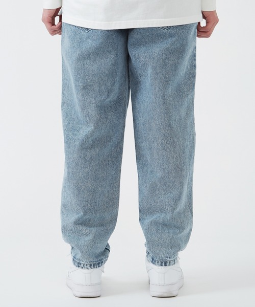improves（インプローブス）の「デニム ワイド テーパード パンツ（デニムパンツ・メンズ・ケミカルウォッシュ/ライトブルー/ライトブラック/インディゴブルー/ブラック・LARGE/MEDIUM）」の18枚目の写真