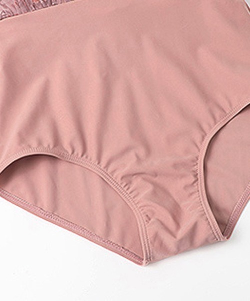 Dita Muaj.（ディータムアージュ）の「レースシフォン シースルーワンピース 水着（水着・レディース・スモークピンク・L/M/XL）」の3枚目の写真