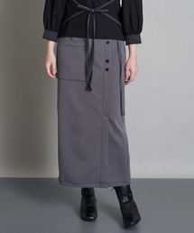 A de a.v.v | （SETUP対応）片ポケットナロスカート(スカート)