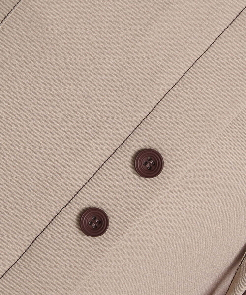 A de a.v.v(アードアー・ヴェ・ヴェ)の「(SETUP対応)片ポケットナロスカート(スカート・レディース・ベージュ/チャコールグレー・36/38)」の5枚目の写真