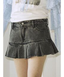 jouetie | ヘムプリーツスカパン(デニムパンツ)