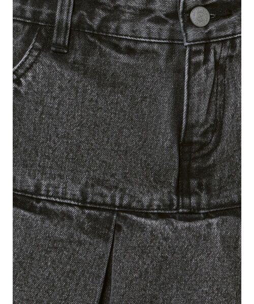 jouetie（ジュエティ）の「ヘムプリーツスカパン（デニムパンツ・レディース・ブラック/ベージュ/ブルー・SMALL/MEDIUM）」の8枚目の写真