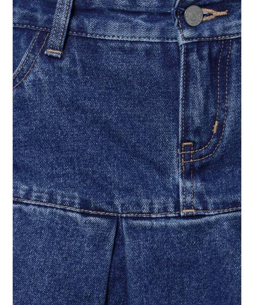 jouetie（ジュエティ）の「ヘムプリーツスカパン（デニムパンツ・レディース・ブラック/ベージュ/ブルー・SMALL/MEDIUM）」の9枚目の写真