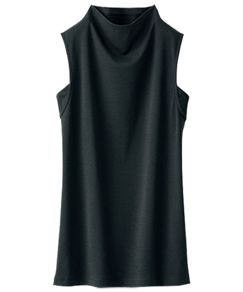 BELLUNA（ベルーナ）の「艶やか綿１００％タンクトップ（タンクトップ・レディース・ブラック/ライトグレー/ホワイト/ターコイズブルー・X-LARGE/LARGE/MEDIUM）」の9枚目の写真