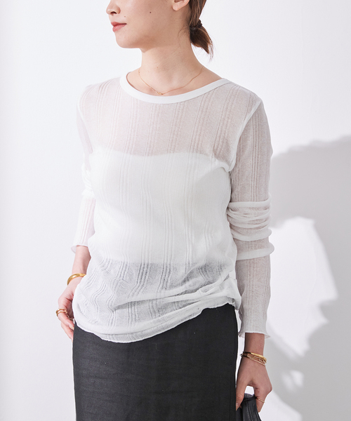 Deuxieme Classe（ドゥーズィエムクラス）の「*Dainty Tシャツ（Tシャツ/カットソー・レディース・ピンク/イエロー/ホワイト・FREE）」の2枚目の写真