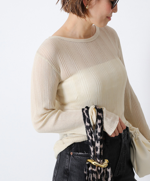 Deuxieme Classe（ドゥーズィエムクラス）の「*Dainty Tシャツ（Tシャツ/カットソー・レディース・ピンク/イエロー/ホワイト・FREE）」の22枚目の写真