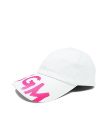 MSGM KIDS（エムエスジーエムキッズ）の「【NEW】ブラッシュストロークロゴ ベースボールキャップ（キャップ・キッズ）」