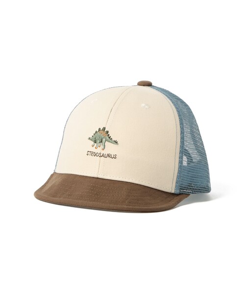 BEAMS mini（ビームスミニ）の「BEAMS mini / ダイナソー メッシュキャップ（キャップ・キッズ・ネイビー/ブラウン/グリーン系その他5・ONE SIZE）」の4枚目の写真