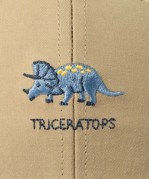 BEAMS mini（ビームスミニ）の「BEAMS mini / ダイナソー メッシュキャップ（キャップ・キッズ・ネイビー/ブラウン/グリーン系その他5・ONE SIZE）」の8枚目の写真