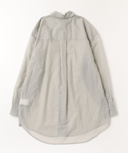 AMOMENTO（アモーメント）の「AMOMENTO/SHEER BUTTON SHIRTS（シャツ/ブラウス・レディース・グレー・0）」の2枚目の写真