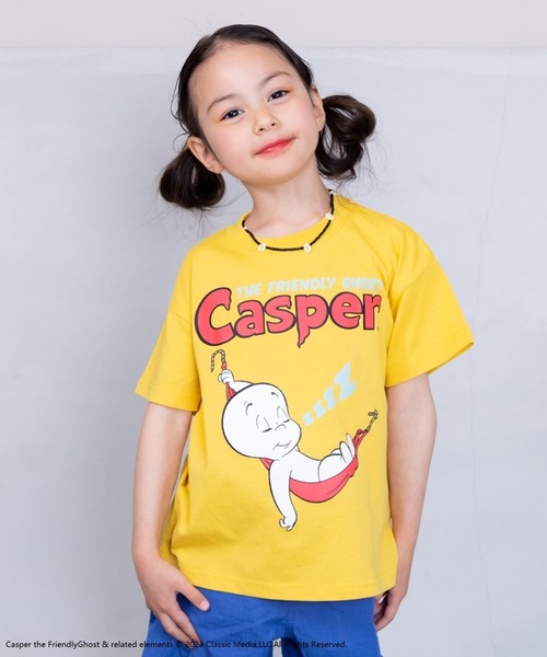 MARKEY'S（マーキーズ）の「【Casper/キャスパー】プリントT(80～140cm)（Tシャツ/カットソー・キッズ・ホワイト/イエロー/パープル・80/90/95/100/110/120/130/140）」の3枚目の写真